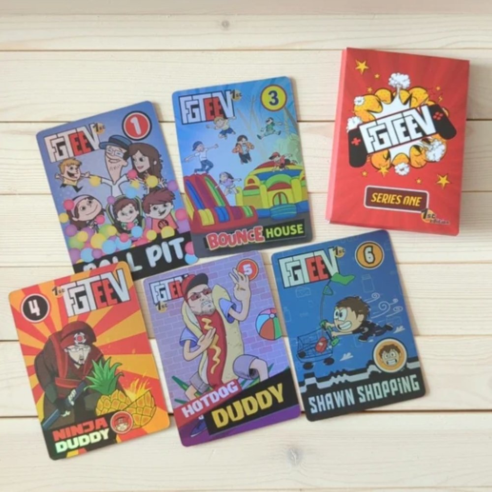 FGTEEV trading cards opened